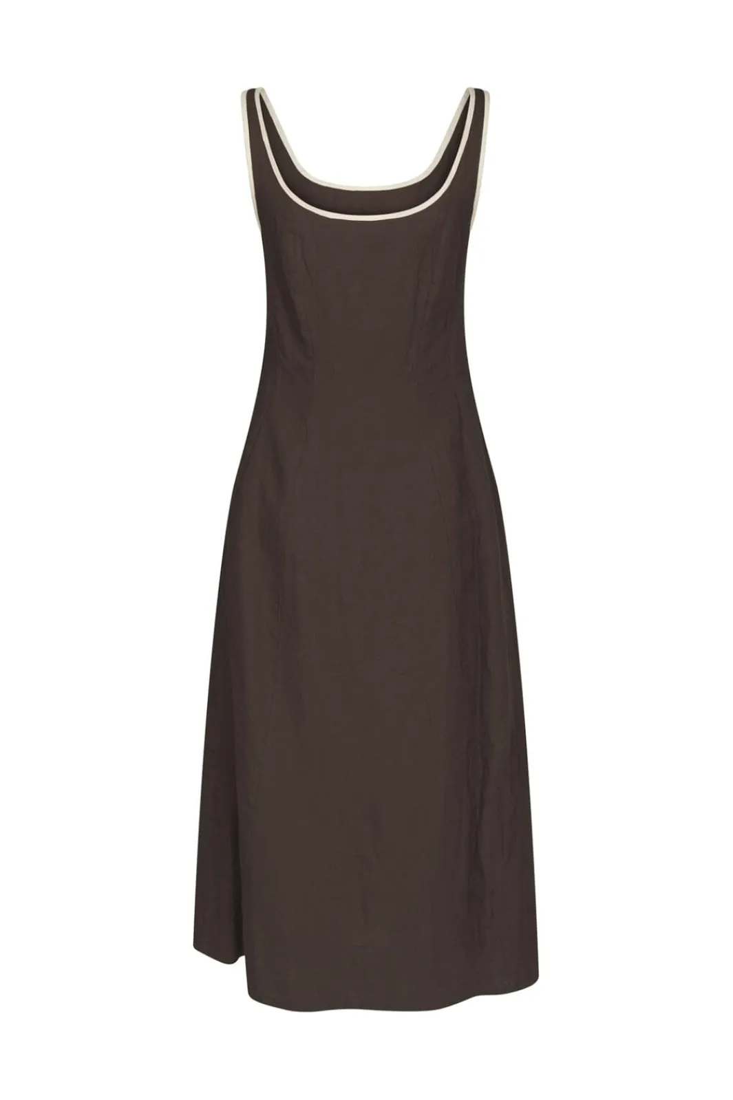 Neo Noir Nnsafinan Linen Contrast Dress 168961 | Klänningar