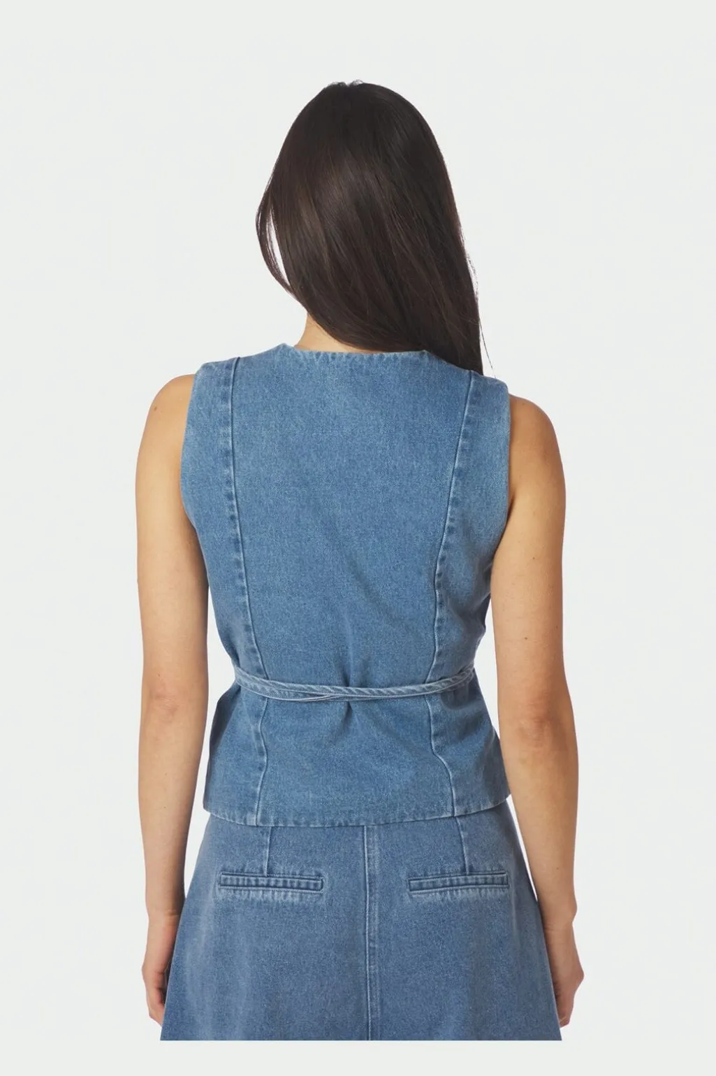 Nnsamara Denim Waistcoat 168983