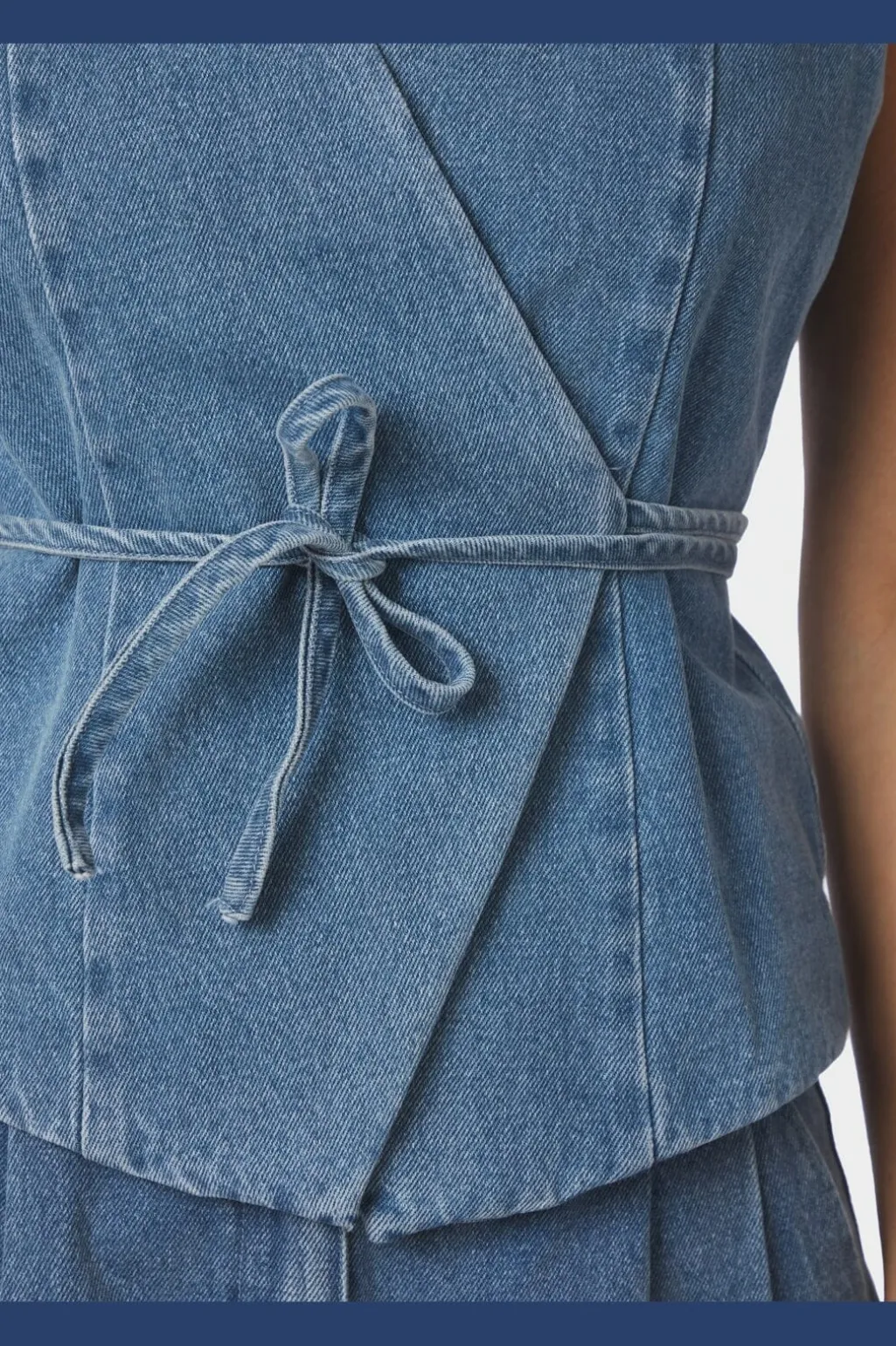 Nnsamara Denim Waistcoat 168983