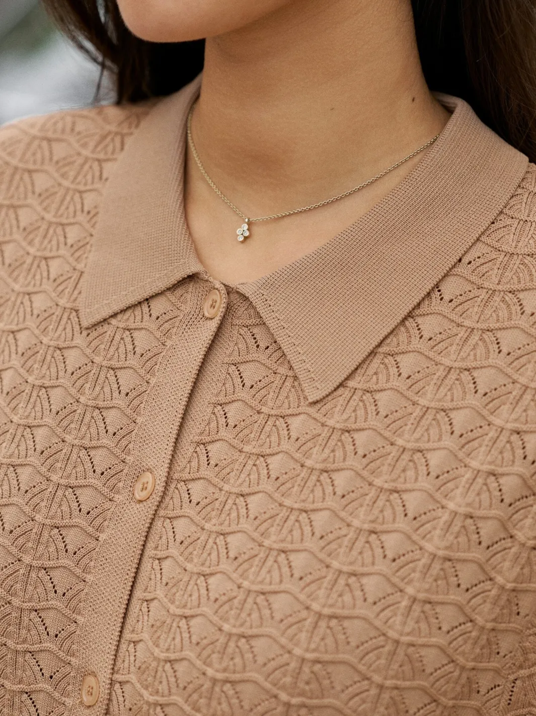 Neo Noir Nnsette Fine Crochet Blouse 168327 | Blusar & Skjortor