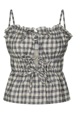 Neo Noir Nnseylor Check Top 169349 | Set|Shorts