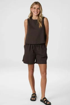 Neo Noir Nnsvetlana Linen Top 159947 | T-Shirts & Toppar