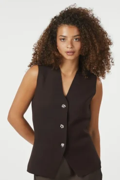Nnsway Smooth Knit Waistcoat 164704