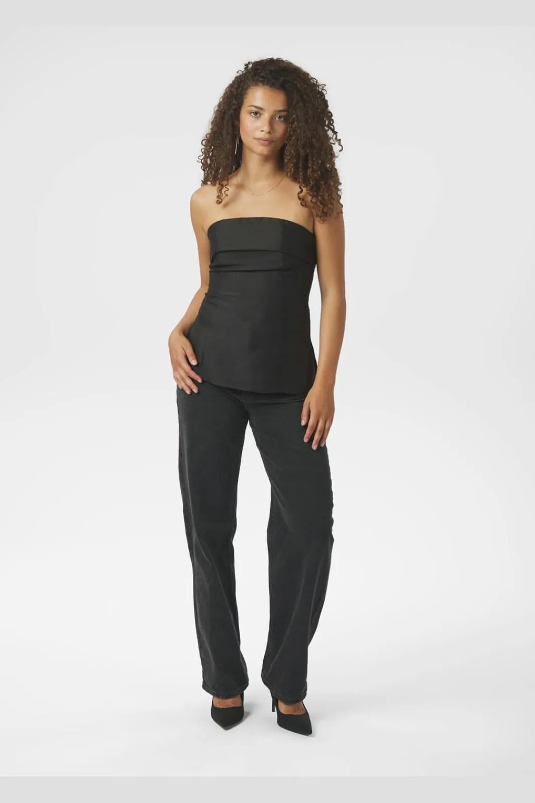 Neo Noir Nntaleen Dull Sateen Top 166189 | T-Shirts & Toppar