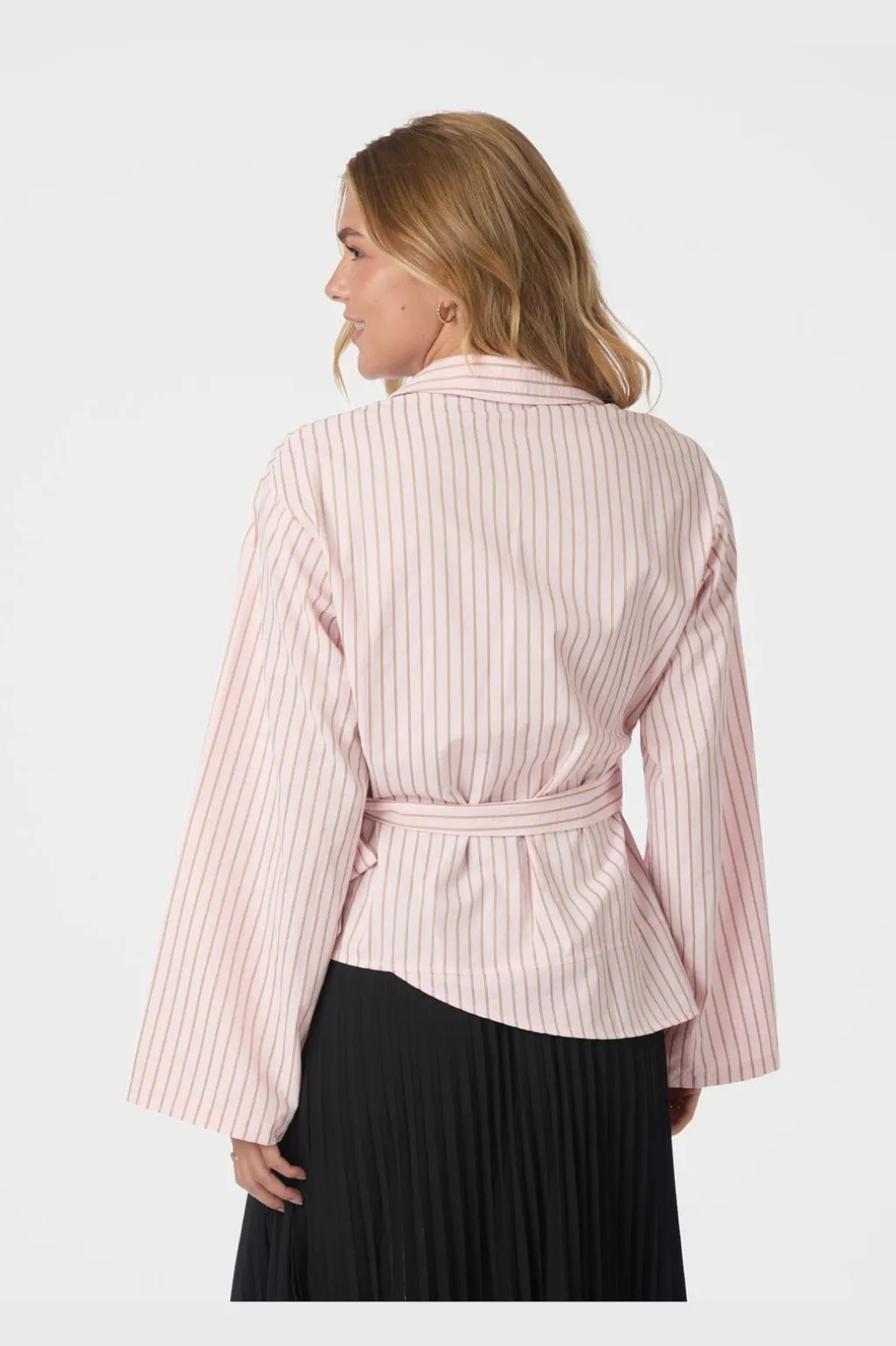 Nntifuna Stripe Wrap Shirt 167535