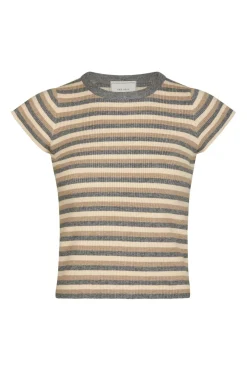 Neo Noir Nntirra Simple Stripe Knit Top 166630 | Sticka