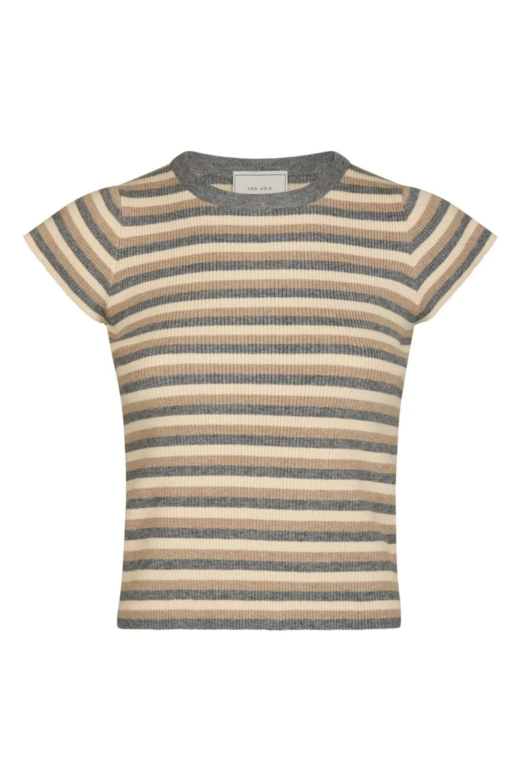 Neo Noir Nntirra Simple Stripe Knit Top 166630 | Sticka