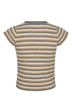 Neo Noir Nntirra Simple Stripe Knit Top 166630 | Sticka