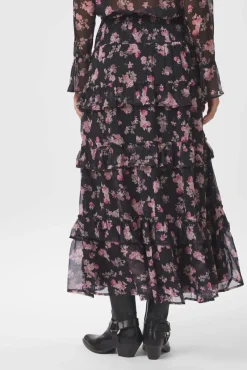 Neo Noir Nntoddy Marigold Print Skirt 165526 | Set|Kjolar