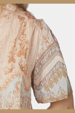 Nntorana Flower Border Blouse 169345