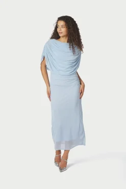Nntottuna Long Drapy Mesh Dress 168451