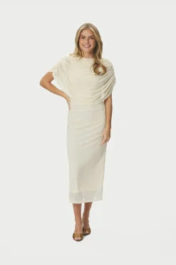 Neo Noir Nntottuna Long Drapy Mesh Dress 168451 | Klänningar