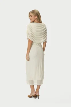Neo Noir Nntottuna Long Drapy Mesh Dress 168451 | Klänningar