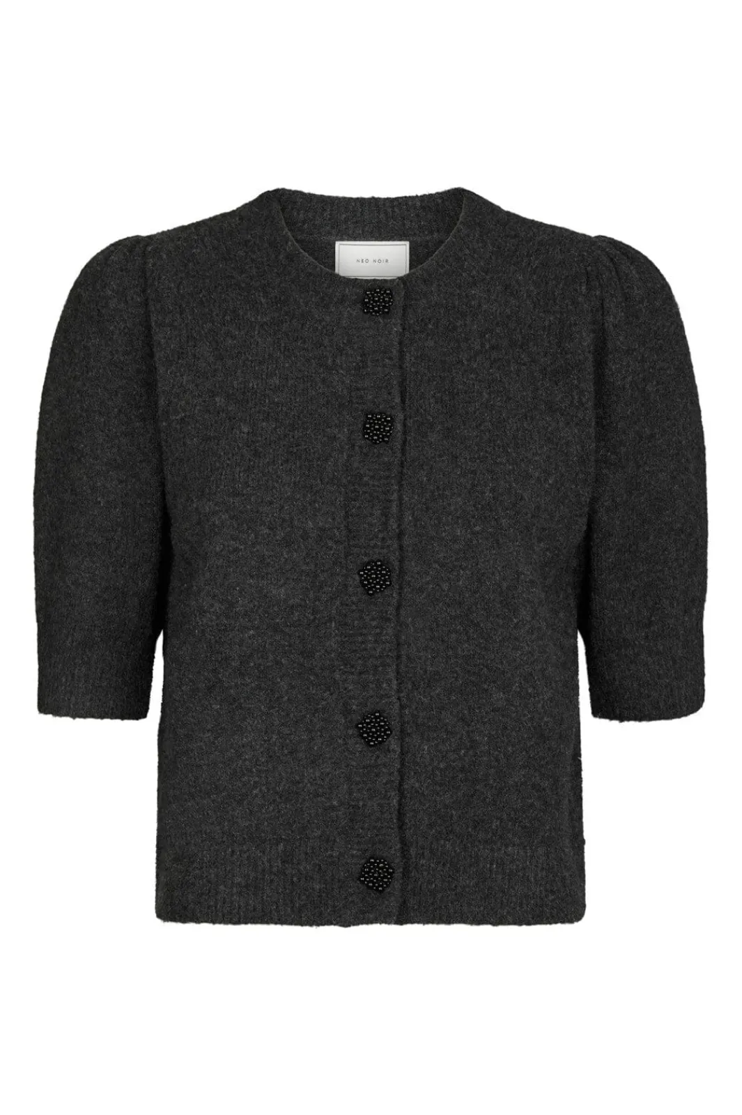 Neo Noir Nntrudy Deco Knit Cardigan 164514 | Amningsvänliga Kläder|Cardigans