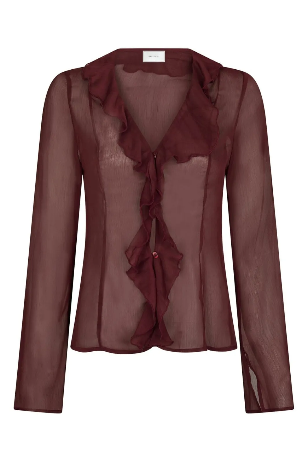 Neo Noir Nnvalappa Chiffon Blouse 166668 | Blusar & Skjortor