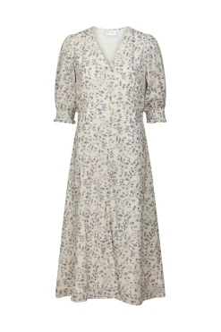 Neo Noir Nnvalley Structure Flower Dress 167925 | Klänningar