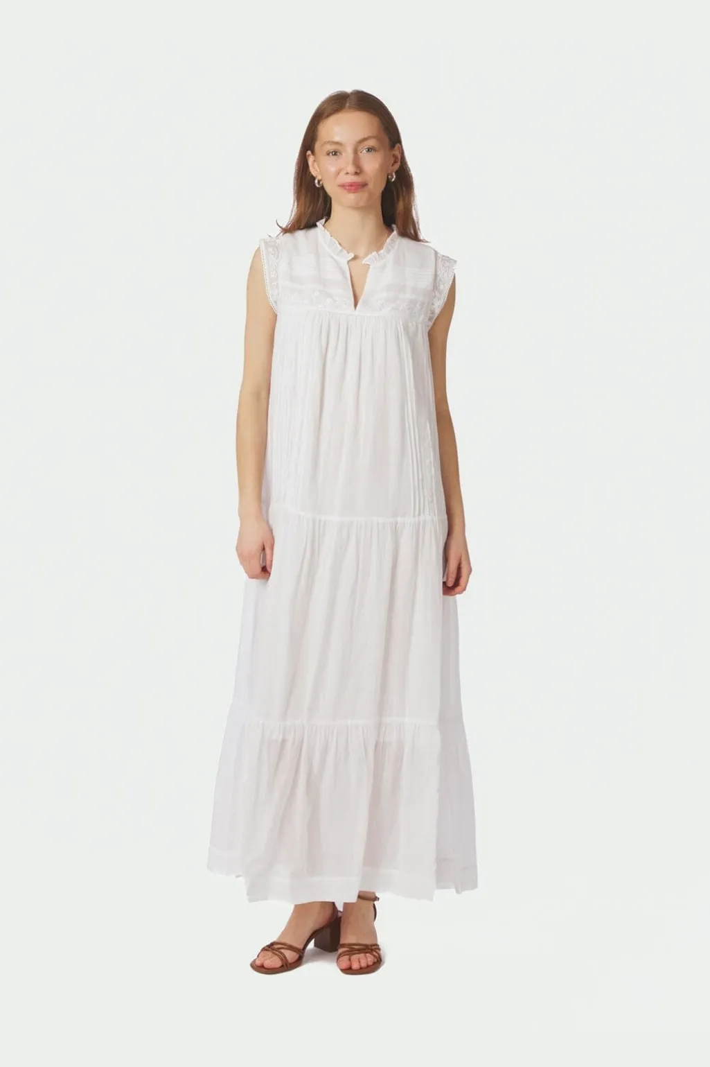 Nnveana S Voile Maxi Dress 169064