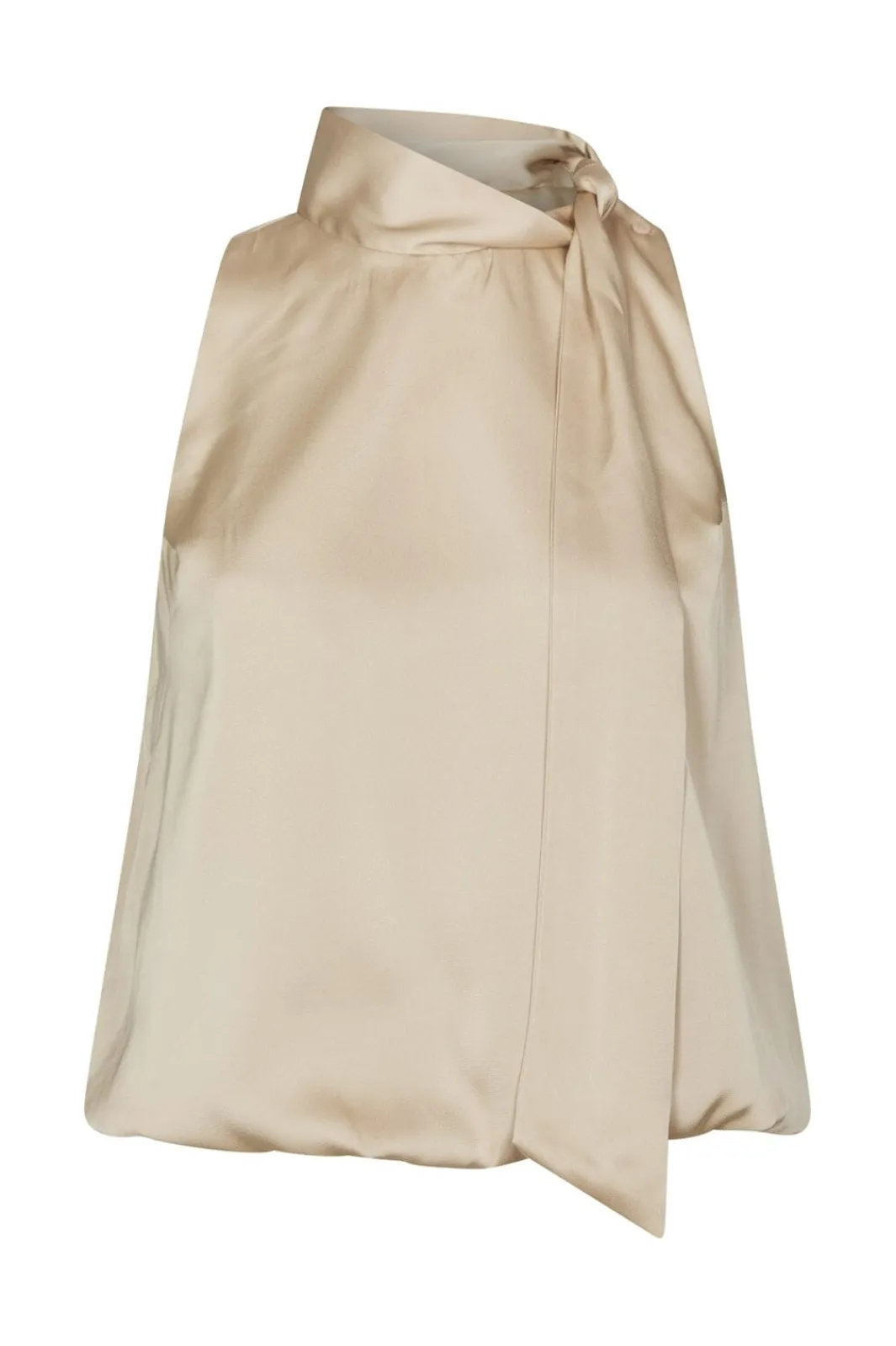 Neo Noir Nnveda Drapy Satin Top 166605 | T-Shirts & Toppar