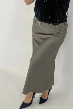 Neo Noir Nnvicky Heavy Sateen Skirt | Kjolar