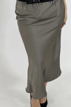 Neo Noir Nnvicky Heavy Sateen Skirt | Kjolar