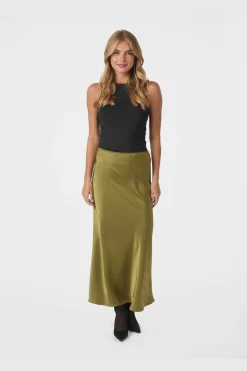 Nnvicky Heavy Sateen Skirt 159588
