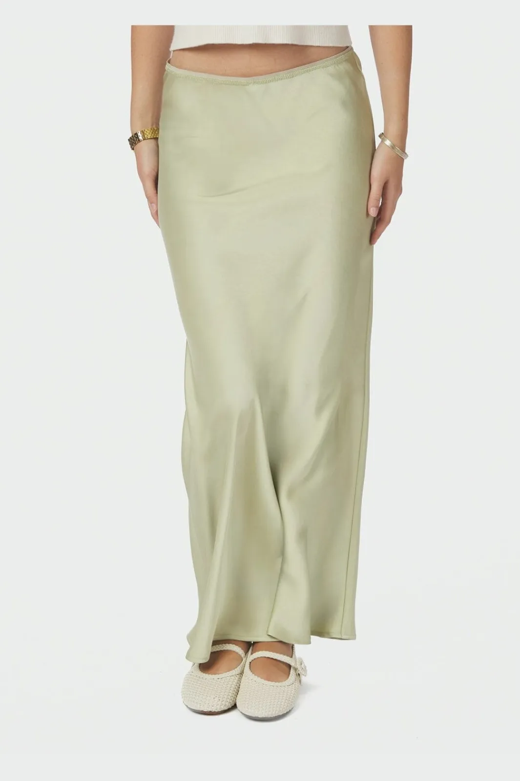 Neo Noir Nnvicky Heavy Sateen Skirt 159588 | Kjolar