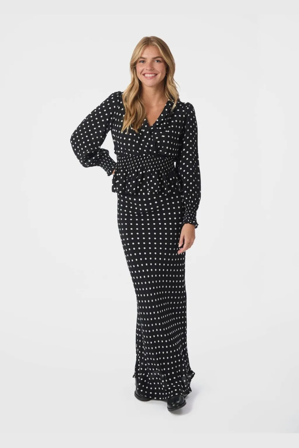 Nnviso Crepe Dot Skirt 167940