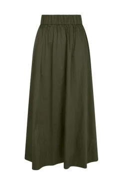 Neo Noir Nnyara Long Poplin Skirt 163076 | Kjolar
