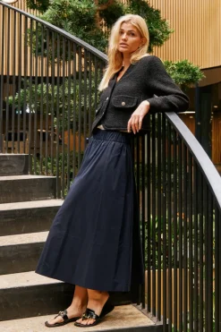 Neo Noir Nnyara Poplin Skirt | Kjolar
