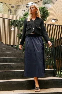 Neo Noir Nnyara Poplin Skirt | Kjolar