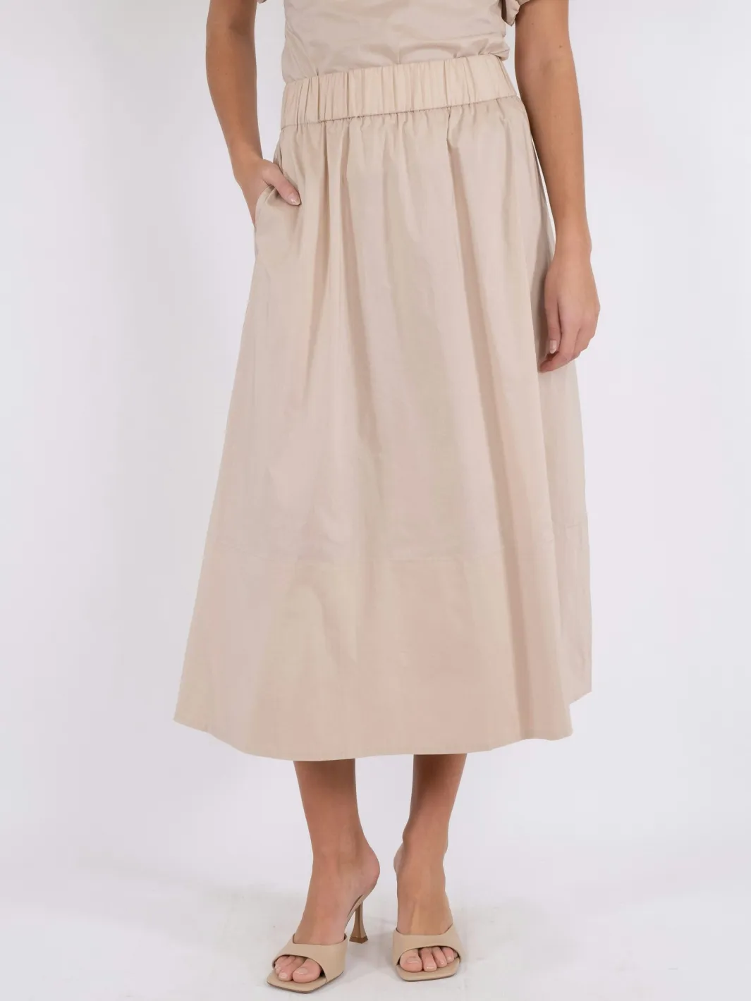 Neo Noir Nnyara Poplin Skirt | Kjolar