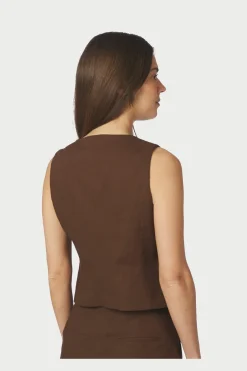 Neo Noir Nnyula Linen Waistcoat 165181 | Ytterkläder & Jackor