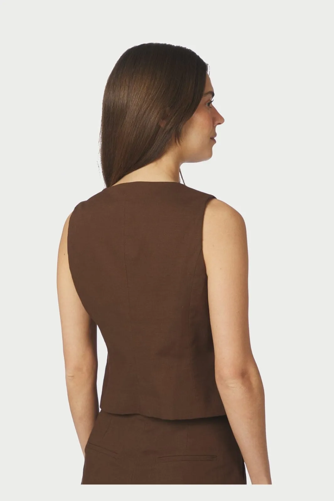 Neo Noir Nnyula Linen Waistcoat 165181 | Ytterkläder & Jackor