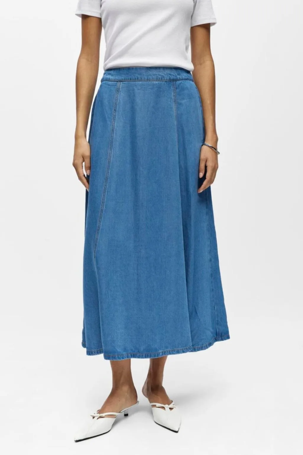 Objframe Denim Skirt