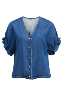 Object Objframe 2/4 V-Neck Re Top | Blusar & Skjortor