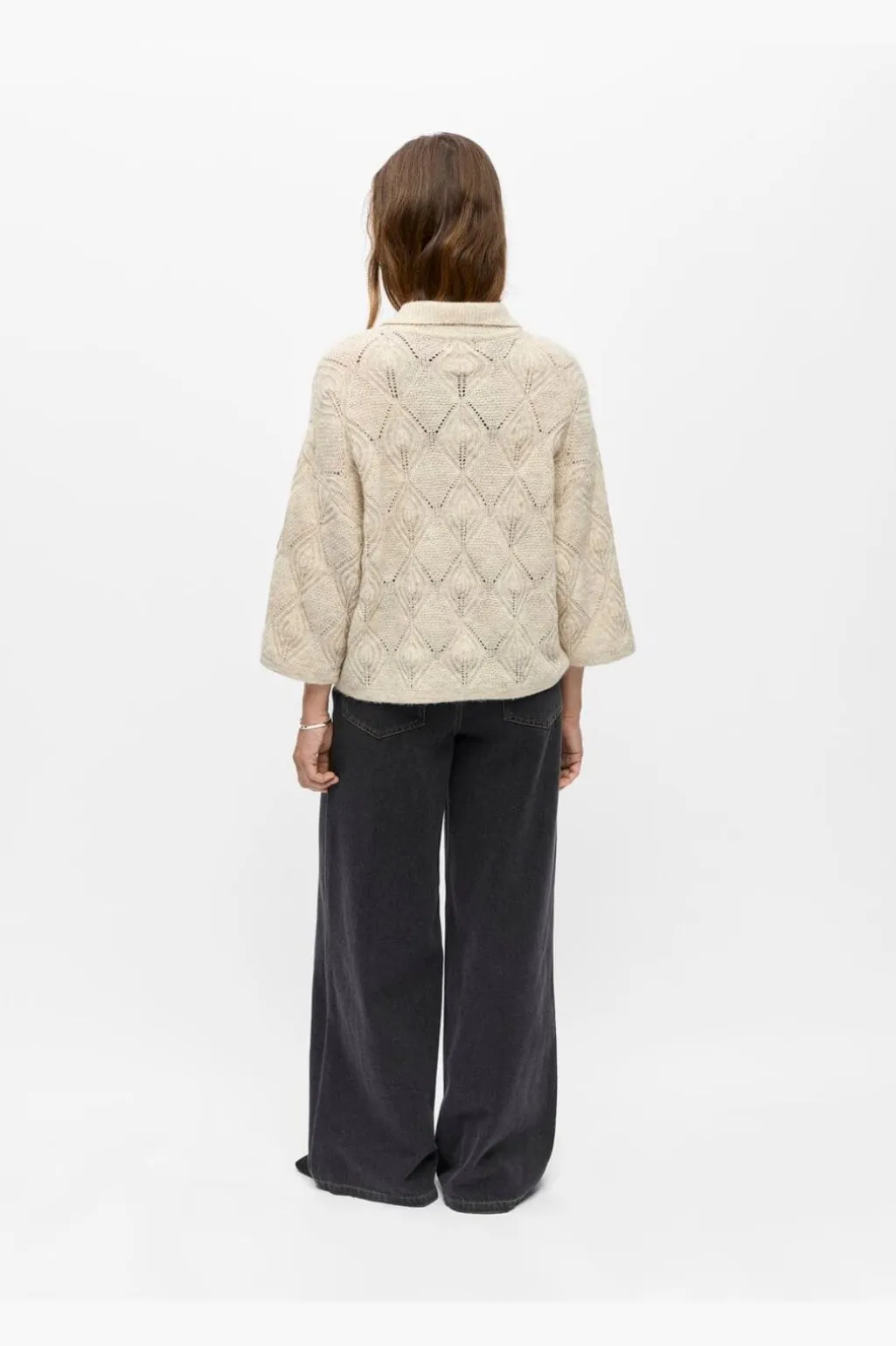 Objkaisa Flora 3/4 Lo Knit Cardigan