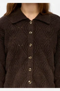 Object Objkaia Fora 3/4 o Knit Cardigan | Amningsvänliga Kläder|Cardigans
