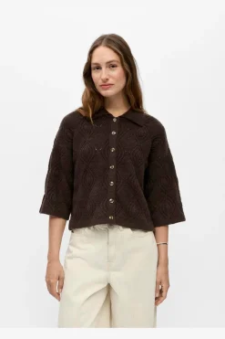 Object Objkaia Fora 3/4 o Knit Cardigan | Amningsvänliga Kläder|Cardigans