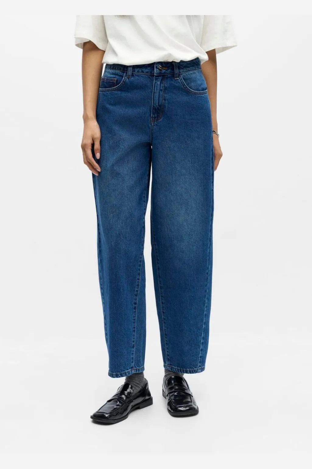 Objmiu Zoe Barrel Ankle Jeans