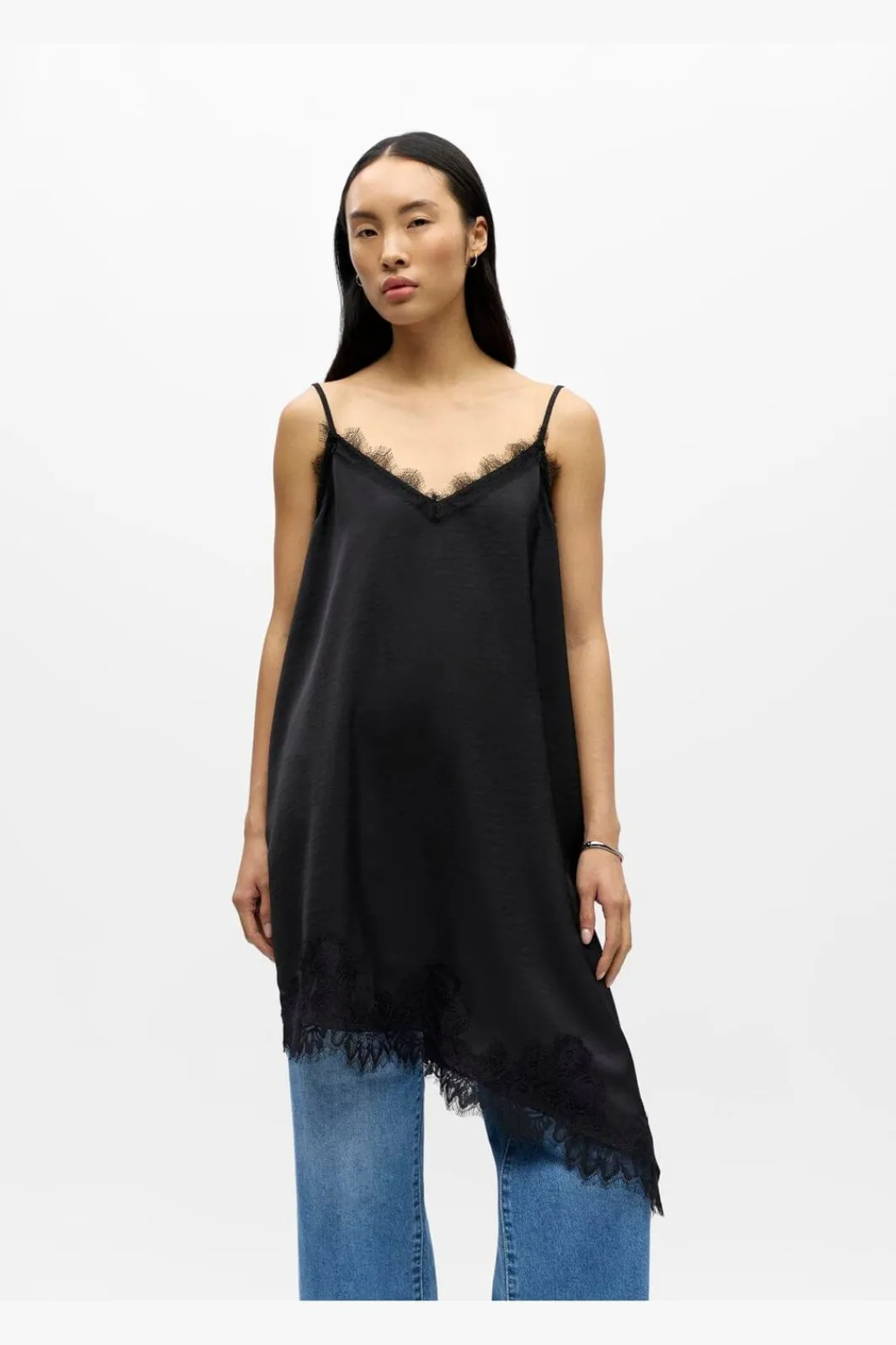 Object Objnaline Reg Slip Lace Dress Vip 26 | Klänningar