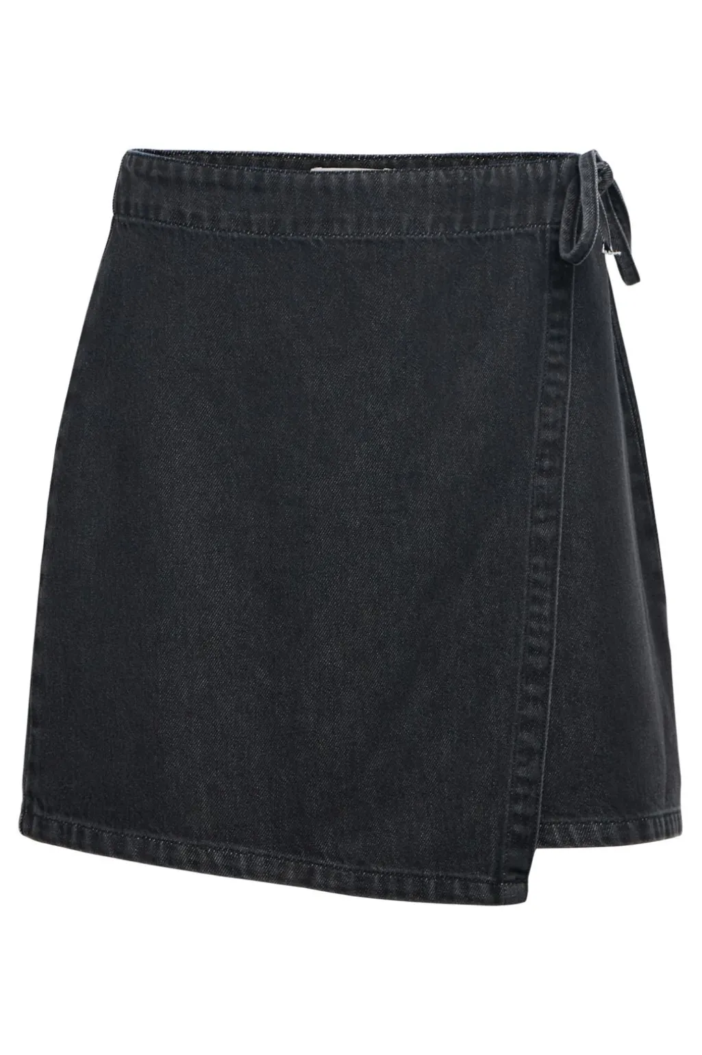 Objrosie Denim Short Wrap Skirt