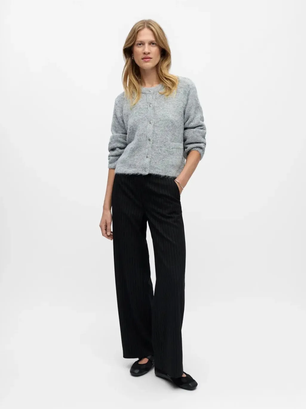 Objsaggia Re L/S Knit Cardigan