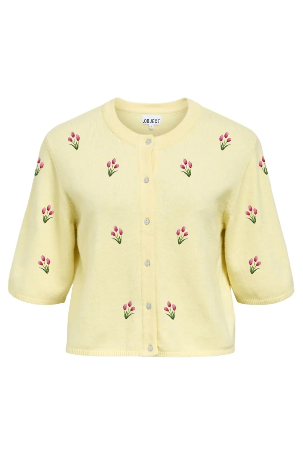 Objthess 3/4 Sleeve Cardigan