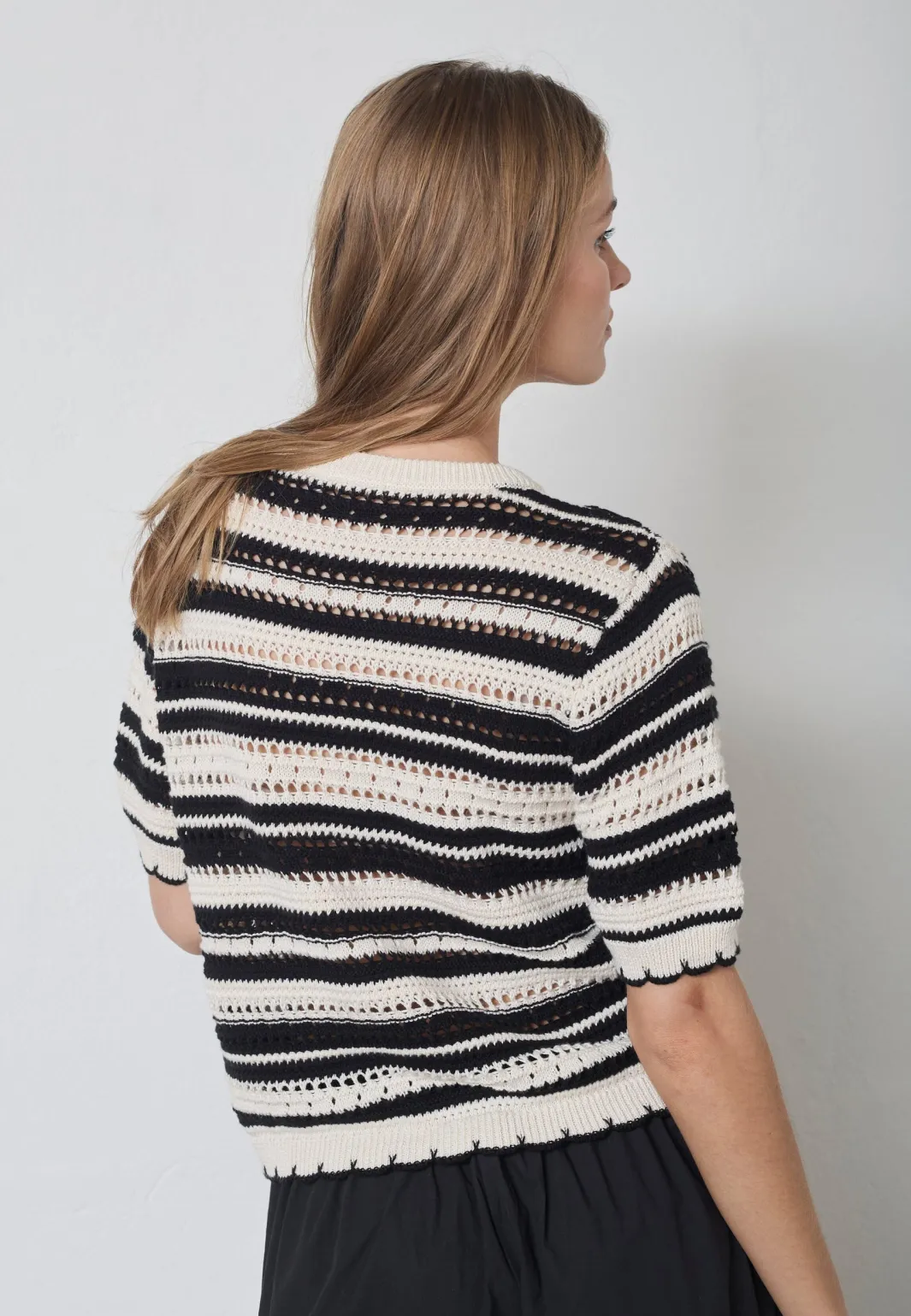 Co´Couture Odettecc tripe O-Knit 42018 | Sticka