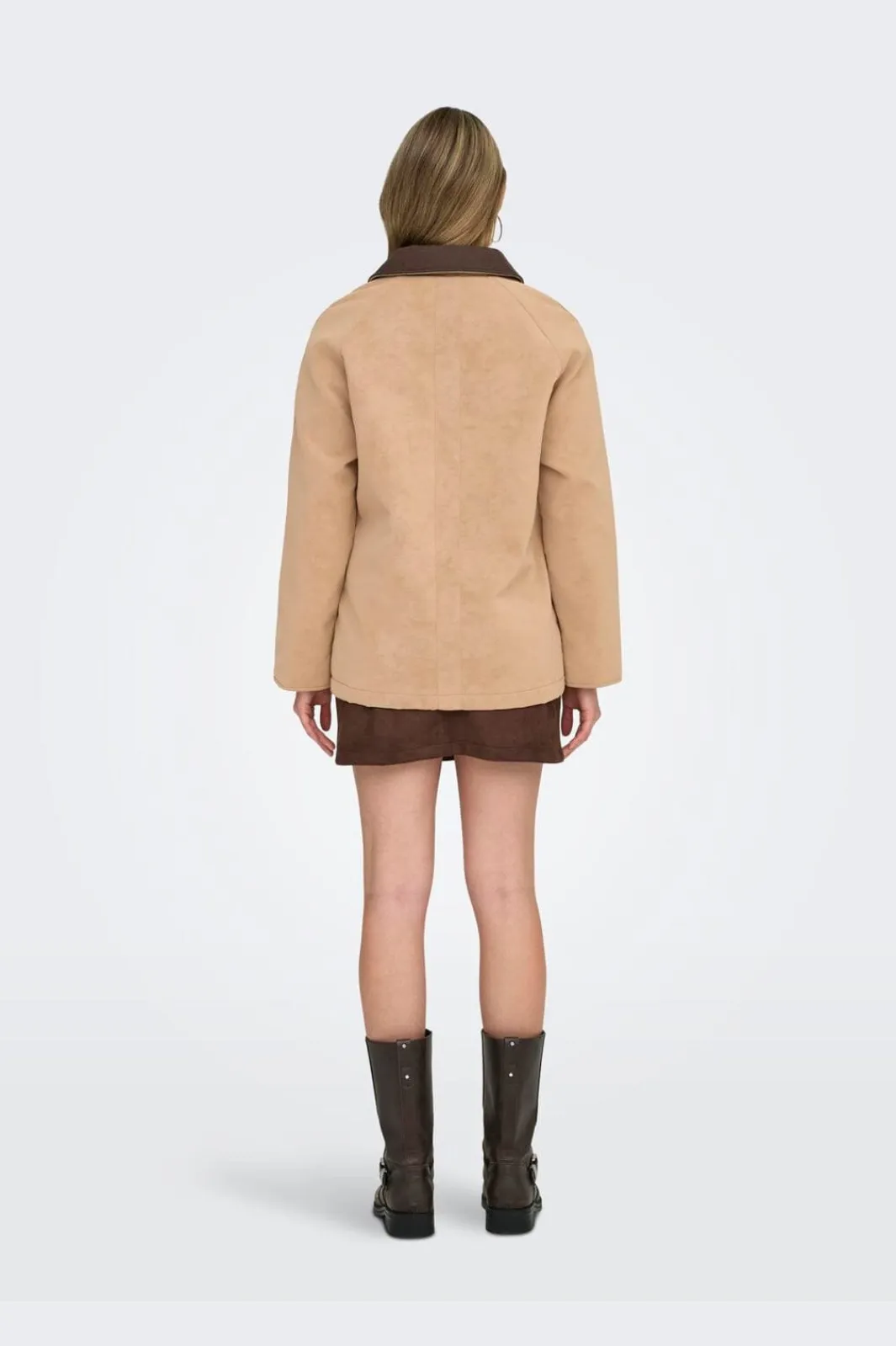 Only Onaggie Faux uede Contrat Jacket | Ytterkläder & Jackor