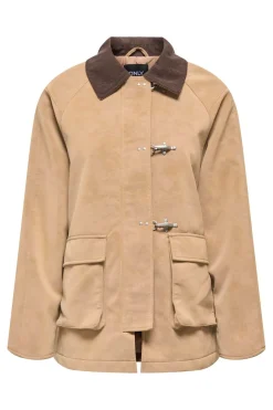 Only Onaggie Faux uede Contrat Jacket | Ytterkläder & Jackor
