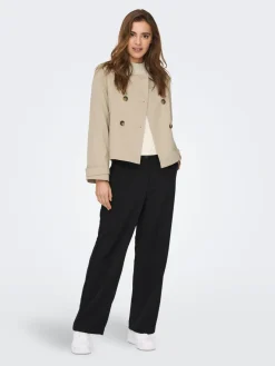 Only Onapri hort Trenchcoat | Ytterkläder & Jackor