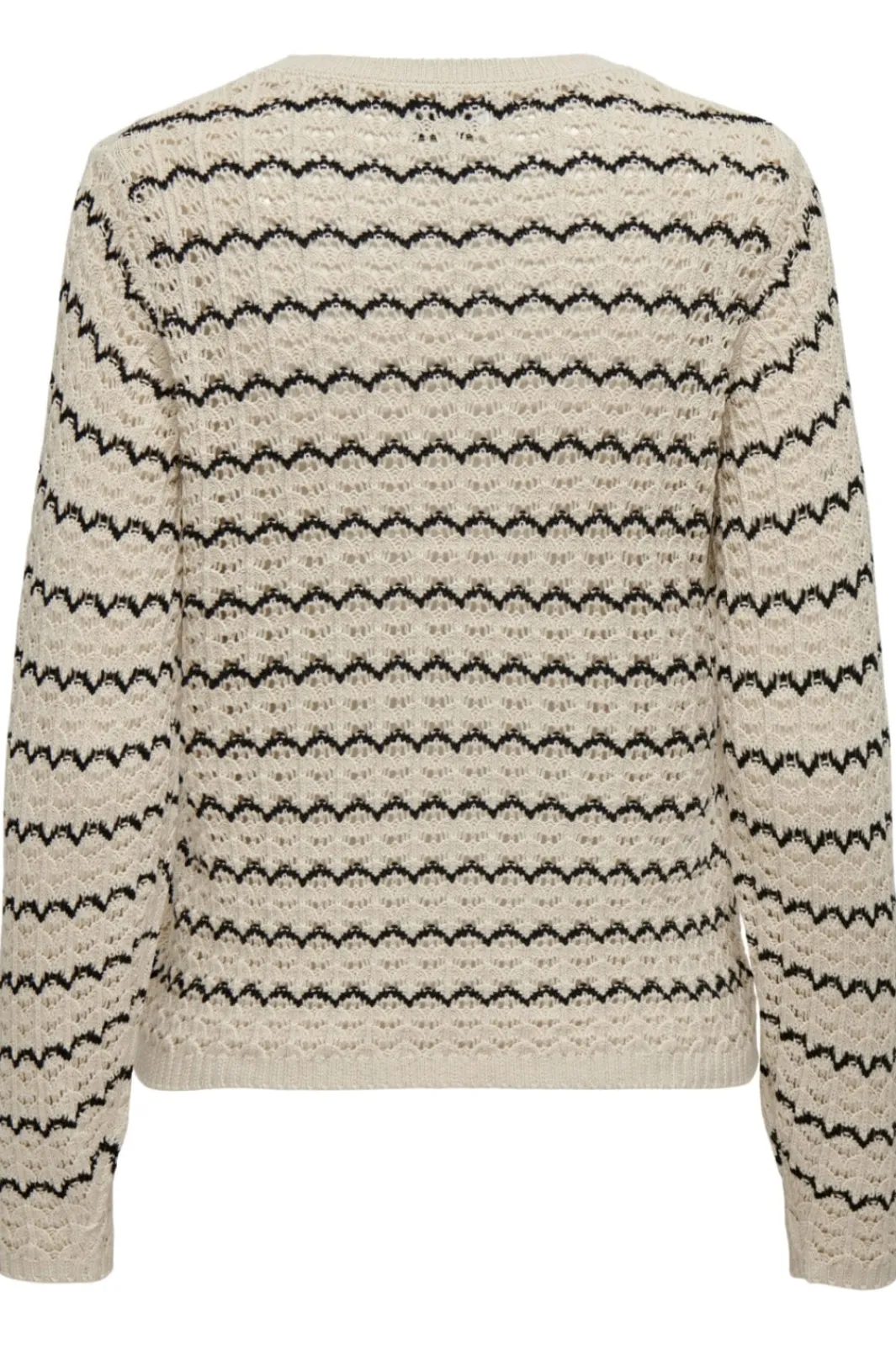 Only Onaa tructure O-Neck Knt | Sticka