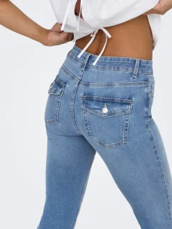 Only Onlblush Back Pock Fla Tai222 Dnmnoos | Jeans, Leggings & Byxor