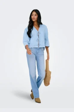 Only Onlblush Mid Straight Rea828 | Jeans, Leggings & Byxor